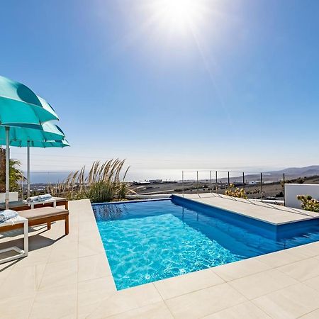 "New" Deluxe Designer Villa Infinity, With Panoramic Sea Views,Own Exclusive Heated Private Pool, Subtropical Gardens Тиас Экстерьер фото